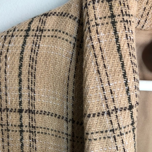 Vince Plaid Wool Blend Coat - Picture 8 of 10